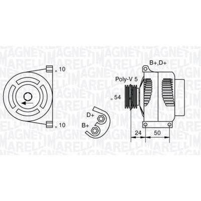 generátor MAGNETI MARELLI 063377027010