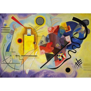 KS Games - Puzzle Kandinsky: Yellow Red Blue - 1 500 piese