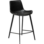 DAN-FORM Denmark Черен бар стол от изкуствена кожа DAN-FORM Дания , височина 91 cm Hype - DAN-FORM Denmark (200490700)