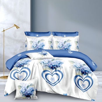 EmonaMall Двулицево спално бельо EmonaMall, 8 части - Модел S18018 (S18018-4444g2)