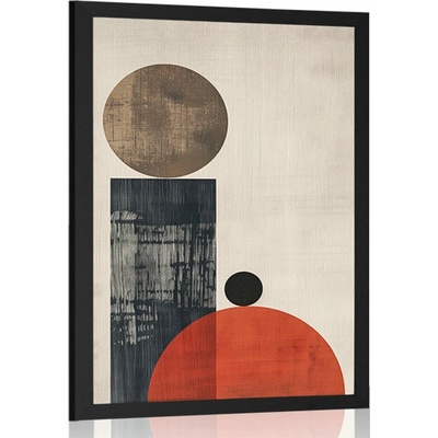 Plakát japandi vzory - 40x60 no frame