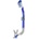 mares Детски шнорхел Mares Kid's Gator Dry Snorkel - Blue Reflex - размер One Size (700-0089-0111)