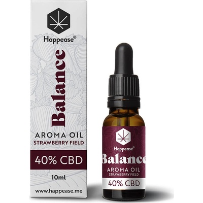 Happease Balance CBD Olej Strawberry Field 40 % CBD 4000 mg 10 ml