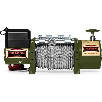 DRAGONWINCH Naviják Dragon Winch Truck DWT 12500 HD EN 14492-2, 12V, Ocelové lano
