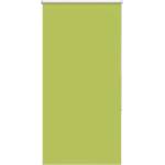 vidaXL Ролетна щора с плътно затъмняващи листа, зелена, 85x130 см, ширина на плата 80, 7 см, полиестер (4011229)