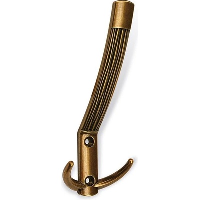 Háček 2213 staromosazný leštěný 148 mm x 60 mm x 66 mm
