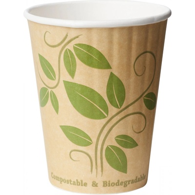 DUNI Pohár papier bioplast 35 cl eco hot drink