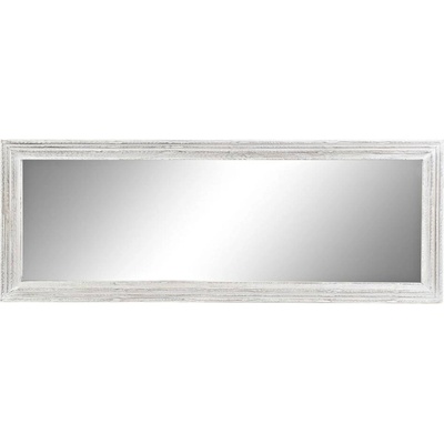 DEKODONIA Стенно огледало DKD Home Decor Кристал Бял Дървен MDF (160 x 2.5 x 60 cm)