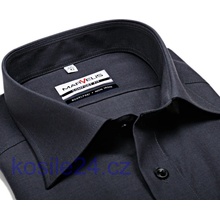 Marvelis Comfort Fit Chambray košile antracitová