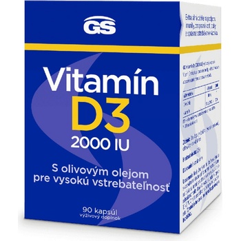 GS Extra Strong Vitamin D3 2000IU 90 kapsúl