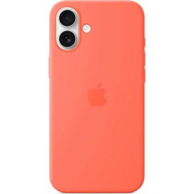 Apple iPhone 16 Plus Silicone Case with MagSafe - Tangerine - MDGT4ZM/A