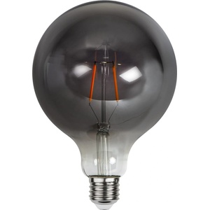 Star Trading Топла LED крушка с нажежаема жичка E27, 2 W Plain Smoke - Star Trading (355-83)