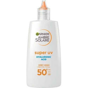 Garnier Ambre Solaire Super UV Hyaluronic Acid SPF50+ слънцезащитен флуид за лице 40 ml унисекс