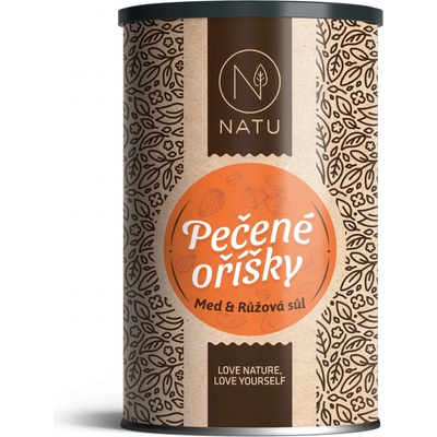 NATU Pečené oříšky s medem a solí 500 g