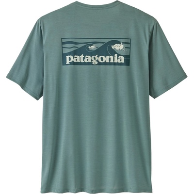 Patagonia Мъжка спортна тениска Patagonia Cap Cool Daily Shirt Boardshort Logo Sport shirt - Blue Sage / Light Blue Sage X-Dye - размер M (216-7988-0113)