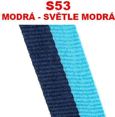Stuha modro-světle modrá