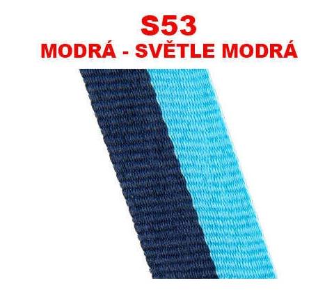 Stuha modro-světle modrá