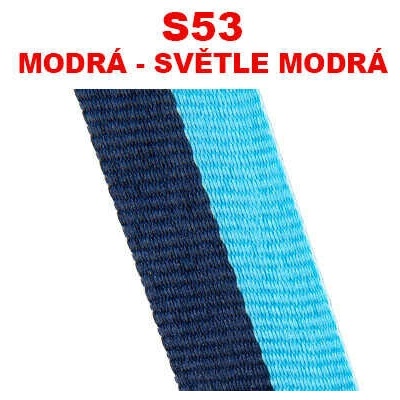 Stuha modro-světle modrá