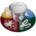 ABYstyle Комплект ABYSTYLE HARRY POTTER Mirror mug & plate set Sorted, Чаша, Подложка с емблеми (ABYSTYLE-MMP005)