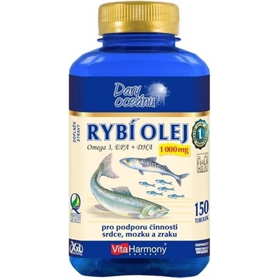 Vita Harmony Rybí olej 1000 mg XXL 150 kapslí