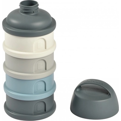 Beaba sada kelímků na sušené mléko Mineral Grey / Blue