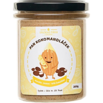 Ořechová másla z Jižní Moravy Pan Kokomandláček 200 g