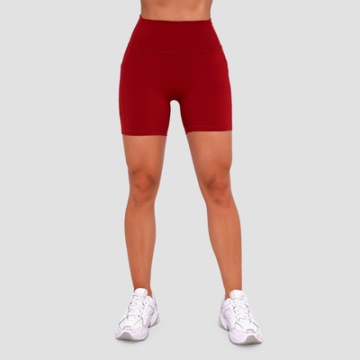 GymBeam Дамски шорти Ignite Dark Red L