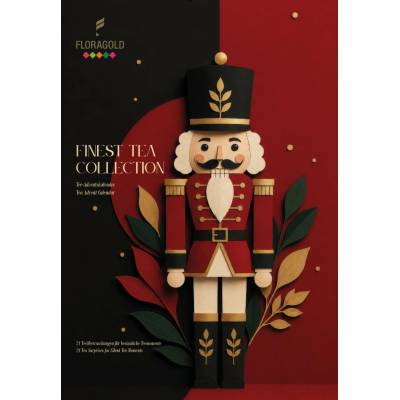 Floragold Adventný čajový kalendár 24 druhov čajov v pyramídových vrecúškach - 84 g