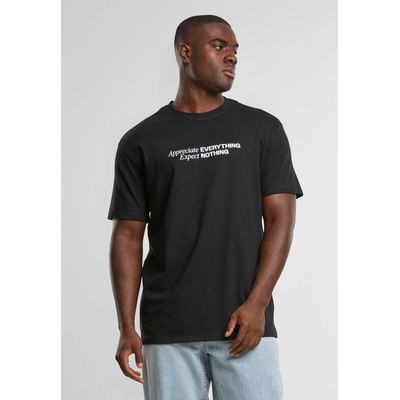 Mister Tee Тениска Appreciate Expect Oversize Tee black XXLUB-MT3395-00007 - Тъмносив, размер XXL
