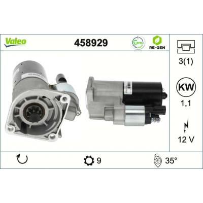 Startér VALEO 458929