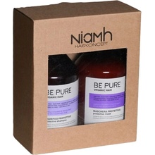 NiaMh Be Pure Protective Shampoo 500 ml + Mask 500 ml darčeková sada