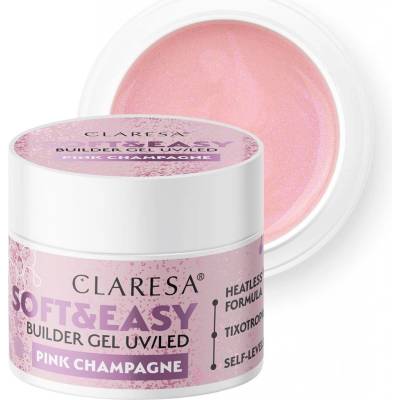 Claresa Stavební gel Soft Easy Gel Pink Champagne 12 g