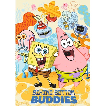 Trefl - Puzzle Premium Plus: Spongebob - 1 000 piese