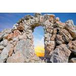 DIMEX ART Флизелинов фототапет прозорец в скалата 375 x 250 см