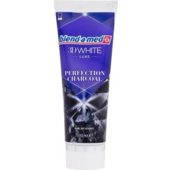 Blend-a-med 3D White Luxe Perfection Charcoal избелваща паста за зъби с активен въглен 75 ml