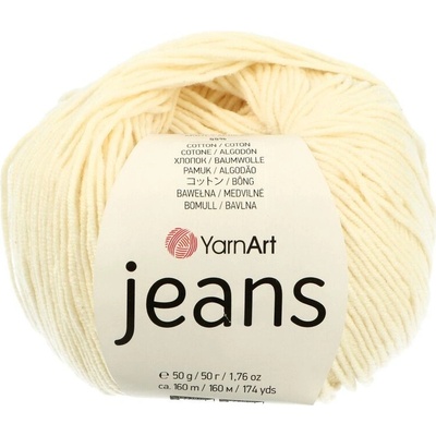 YarnArt Jeans 03 krémová