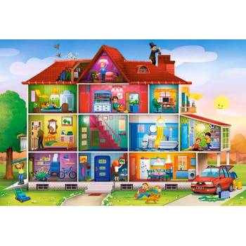 Image 1 of Castorland - Puzzle House Life 40 maxi - 40 - 99 piese