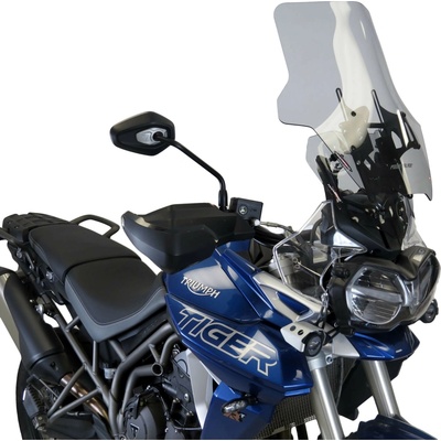 Triumph Tiger 800 Xcx / Xca / Xrx / Xrt Powerblade - nastavitelný plexi štít - Lehce kouřové