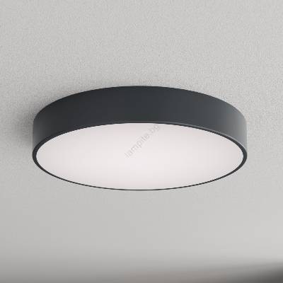 Brilagi - За баня. Таванно осветително тяло CLARE 4xE27/24W/230V Ø 50 см антрацит IP54 (BG5224)