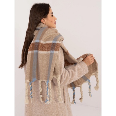 Wool Fashion Italia šála AT-SZ-2315.33 béžová tmavě