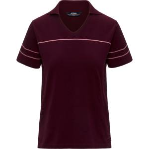 K-Way Дамска поло тениска K-Way Women's Mazardy Stripes Polo shirt - Violet Burnished / Violet - размер XL (916-6719-0114)