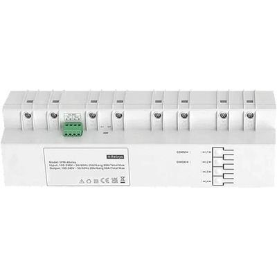 ELMARK Smart МОДУЛНО РЕЛЕ 4 КАНАЛА 80А (spm-4relay)