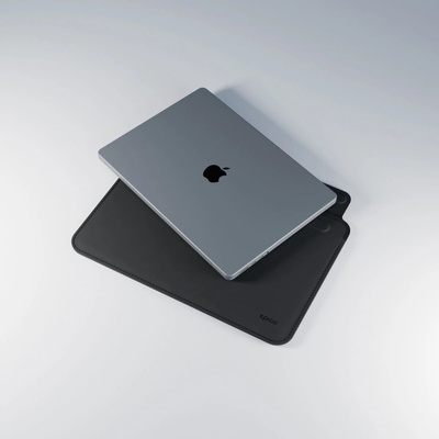 Epico kožené puzdro na MacBook Air 15" – čierne 9911141300041