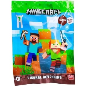 PMI Ключодържател с фигура от Minecraft, 1 брой в плик, 16 различни вида (MC8204)