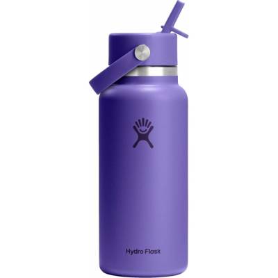 Hydro Flask 32 oz Wide Flex Straw Cap 946 ml modrofialová