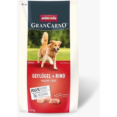 Animonda GranCarno Adult drůbež a hovězí maso 12 kg