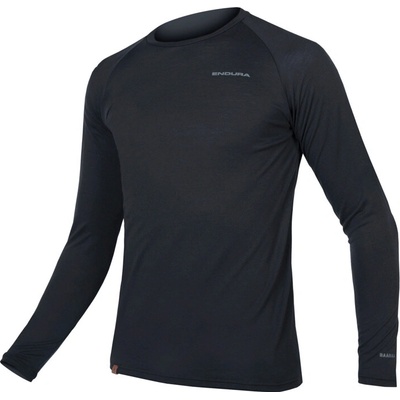 ENDURA Dámské triko s dlouhým rukávem Baabaa Merino Aubergine