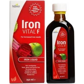 HÜBNER Хранителна добавка с желязо и витамин С, Hubner Iron Vital F 250ml