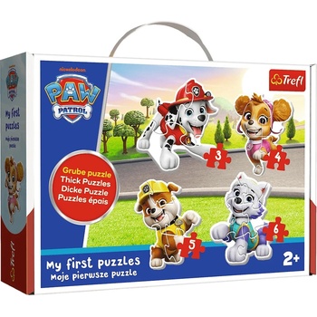 Trefl Детски пъзел в куфарче Trefl 4 в 1 - Пес Патрул (36136)