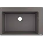 Hansgrohe - Вградена гранитна мивка S510-F660, каменно сиво 43313290 (43313290) Мивка за вграждане